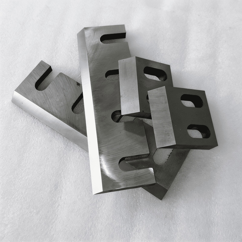 Granulator blades for PET bottle recycling