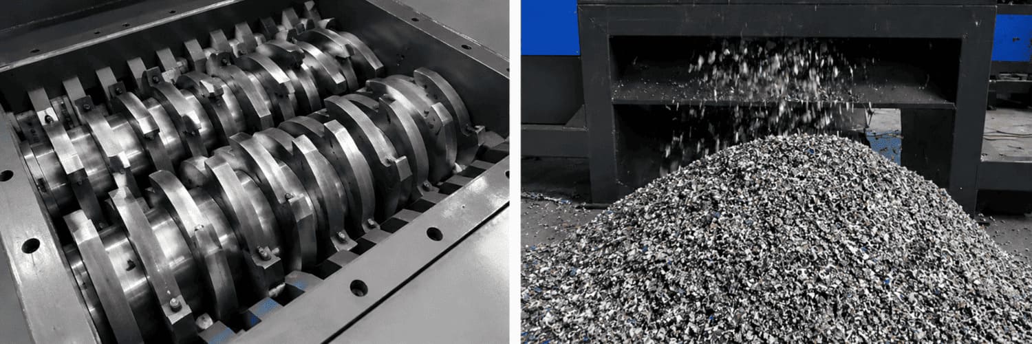 Heavy duty alloy steel twin shaft shredder blades